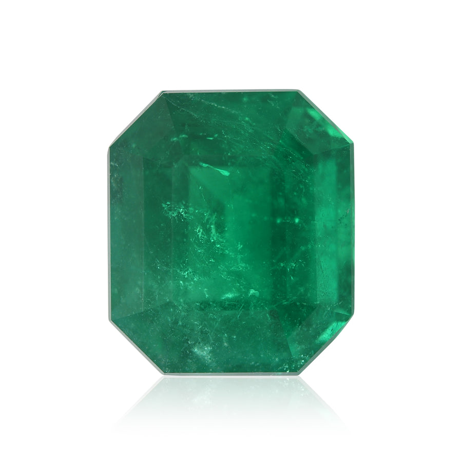 8.57 Carat Green COLOMBIAN Emerald Emerald GRS