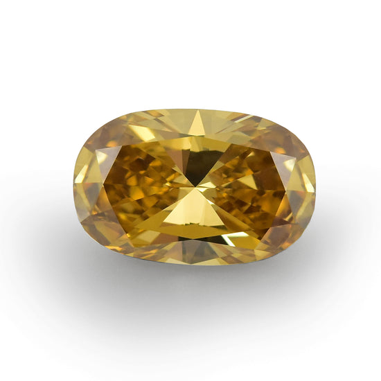 1.50 Carat Fancy Deep Brown Yellow Cushion Diamond VS1 GIA