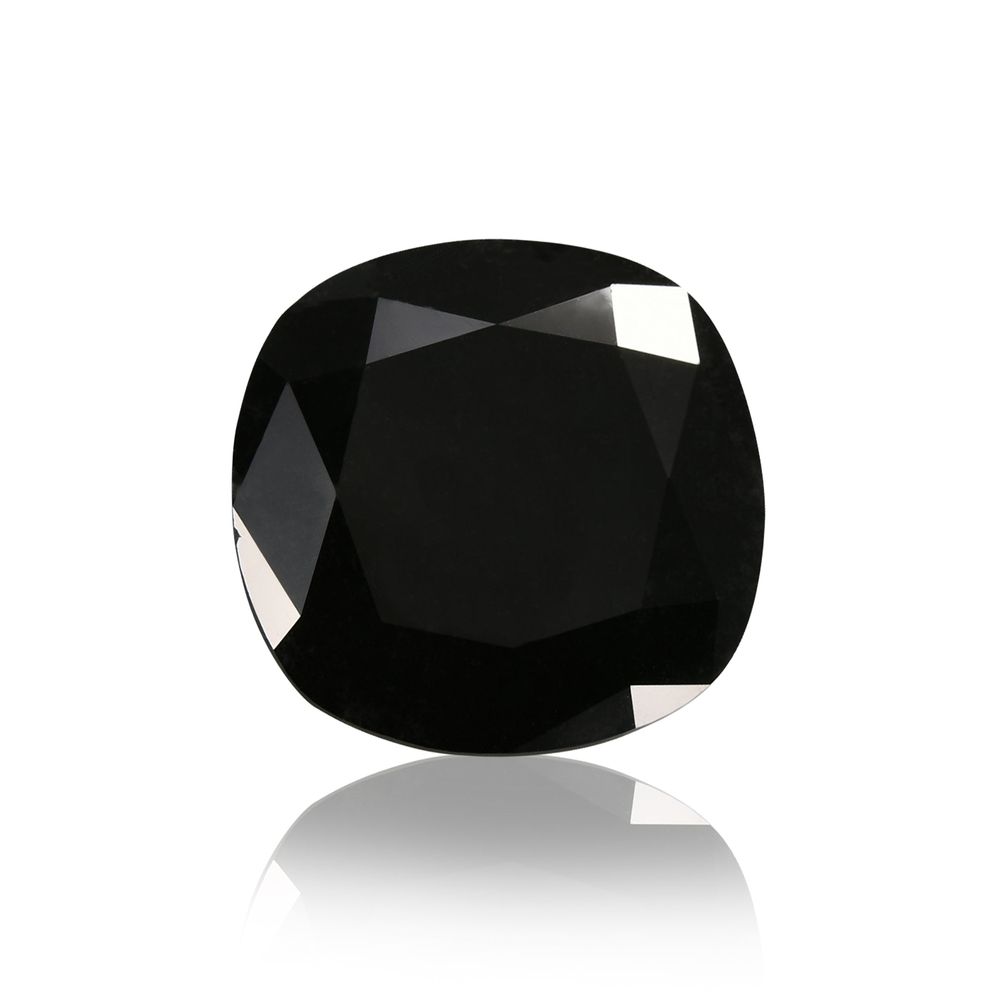 9.62 Carat Fancy Black Cushion Diamond GIA | LEIBISH