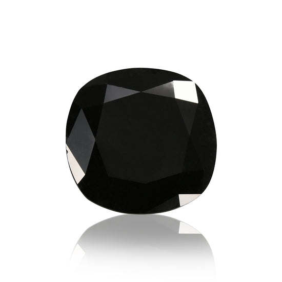 Diamante GIA a cuscino, nero elegante, da 9,62 carati