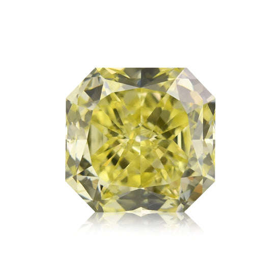 1,04 Karat Fancy Yellow Radiant Diamant VS2 GIA