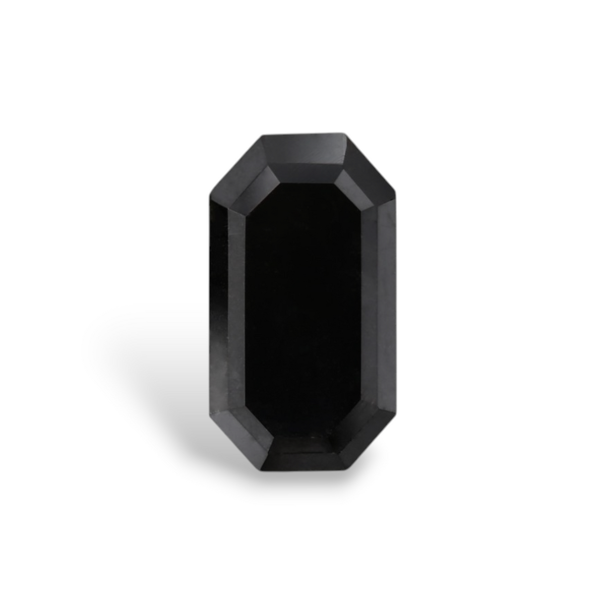 1.07 Carat Natural Black Emerald Diamond GIA