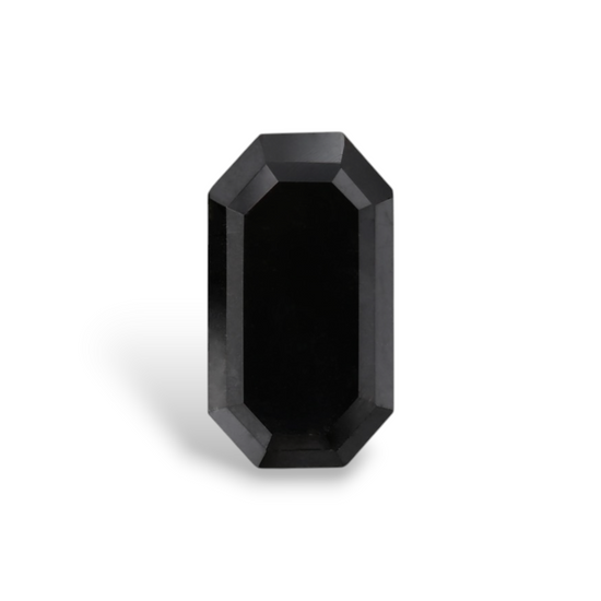1.07 Carat Natural Black Emerald Diamond GIA