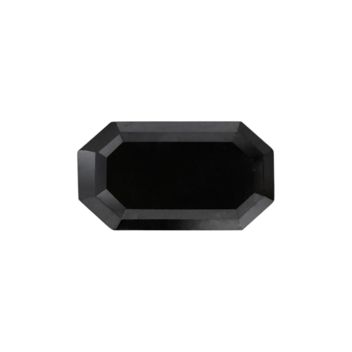 1.07 Carat Natural Black Emerald Diamond GIA