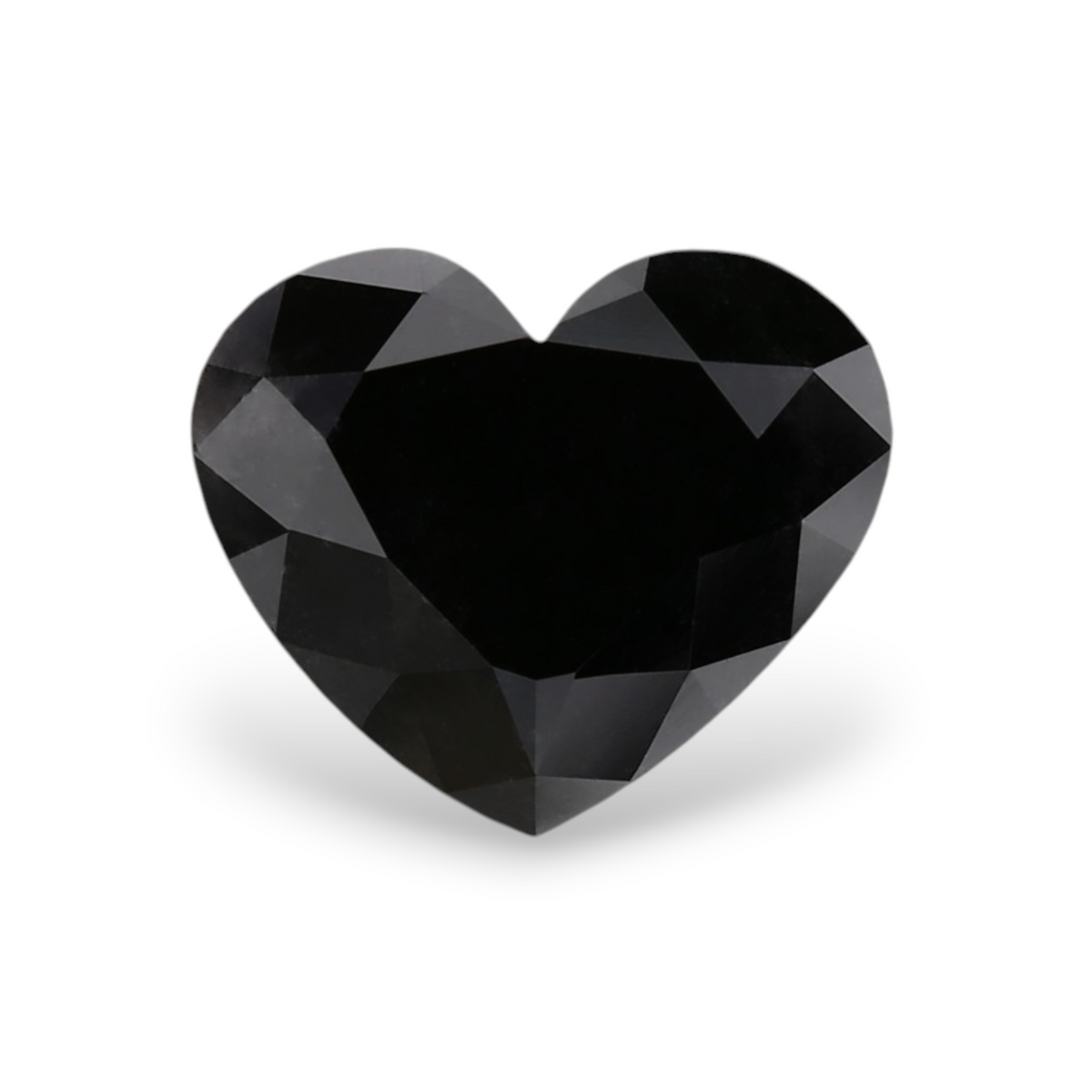 1.86 Carat Natural Black Heart Diamond GIA