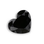 1.86 Carat Natural Black Heart Diamond GIA