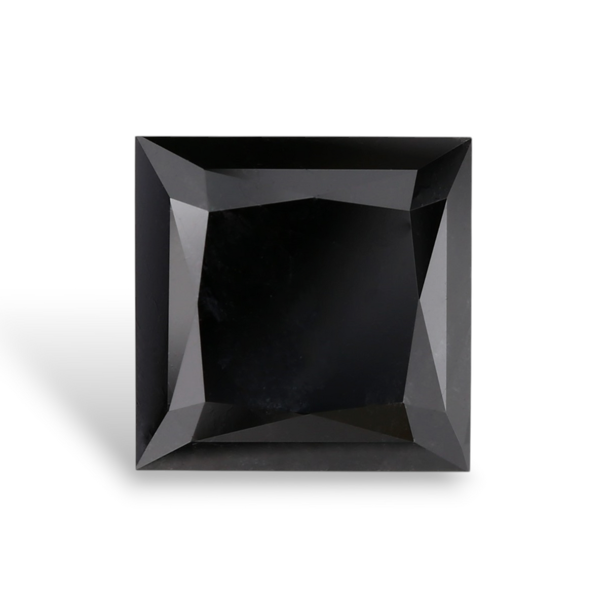 4.05 Carat Natural Black Princess Diamond GIA