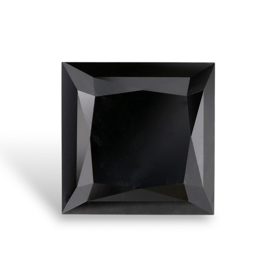 4.05 Carat Natural Black Princess Diamond GIA
