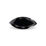 2.55 Carat Natural Black Marquise Diamond GIA