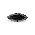 1.5 Carat Natural Black Marquise Diamond GIA