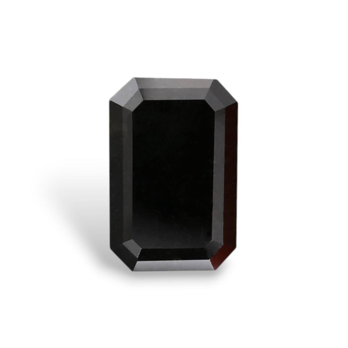 2.22 Carat Natural Black Emerald Diamond GIA