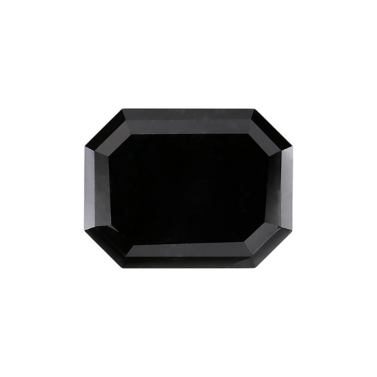 2.94 Carat Natural Black Emerald Diamond GIA