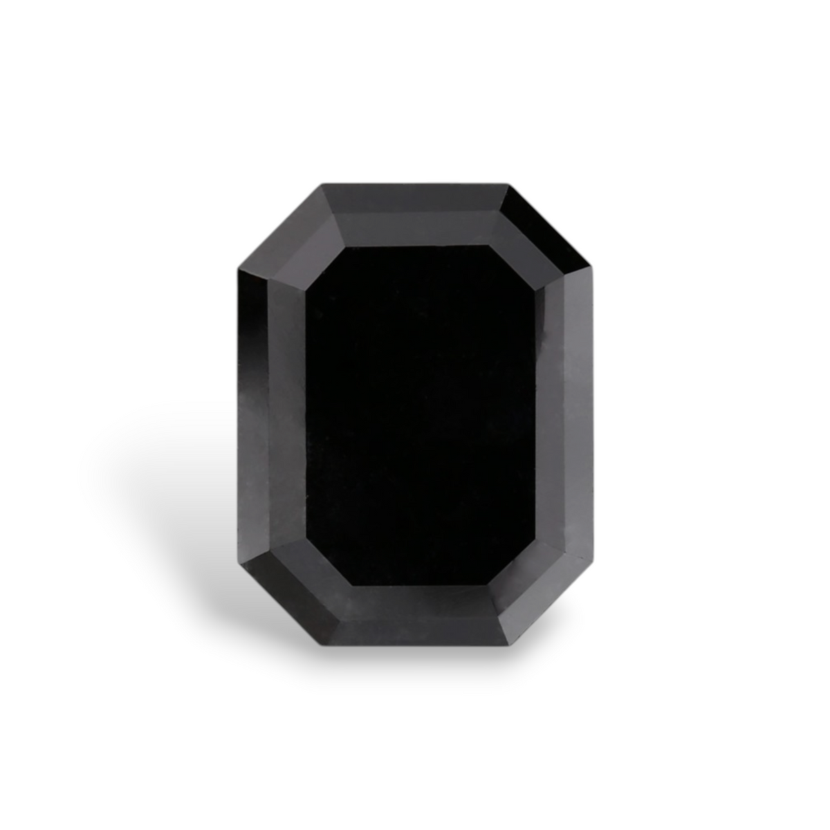 2.44 Carat Natural Black Emerald Diamond GIA