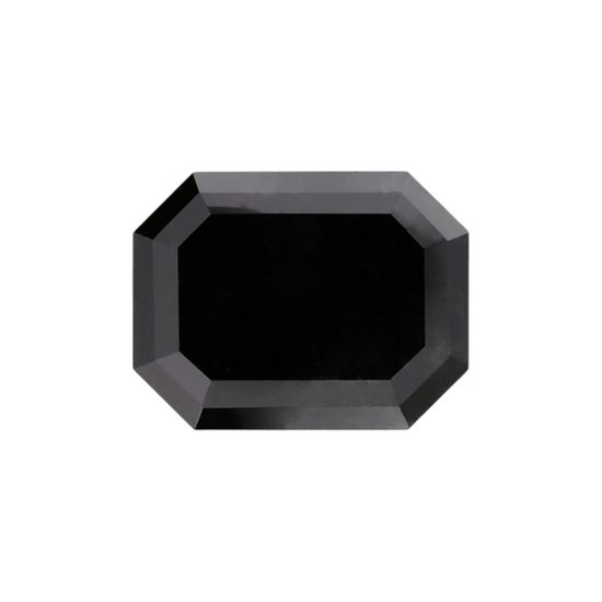 2.44 Carat Natural Black Emerald Diamond GIA