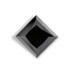 1.43 Carat Natural Black Princess Diamond GIA