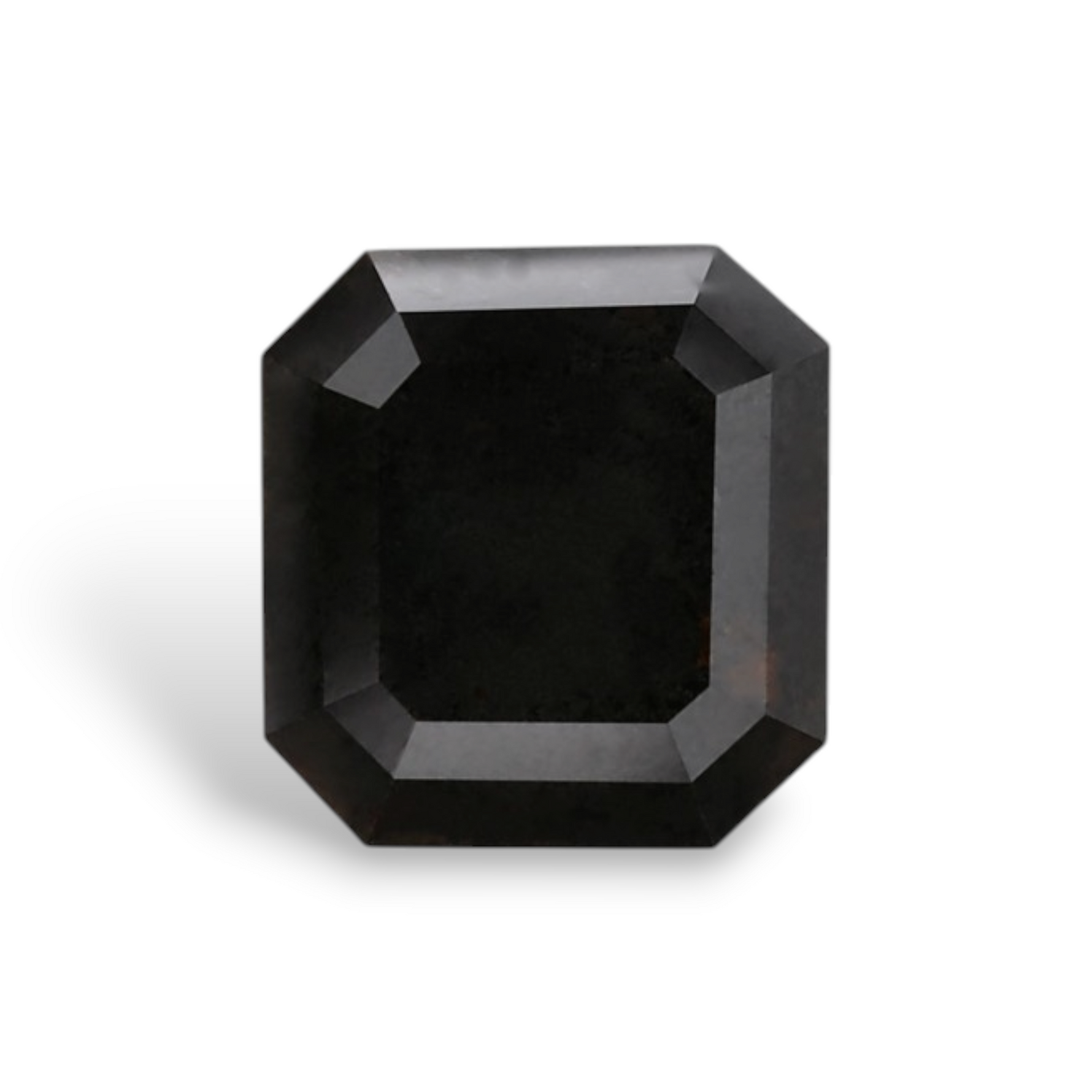 1.48 Carat Natural Black Emerald Diamond GIA