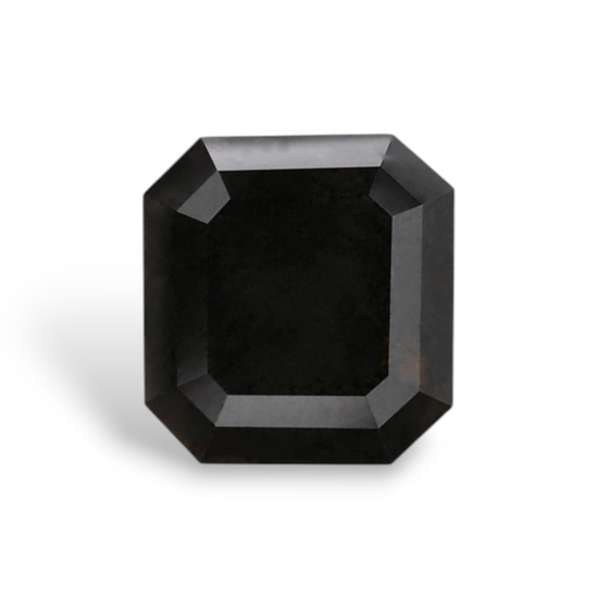 1.48 Carat Natural Black Emerald Diamond GIA