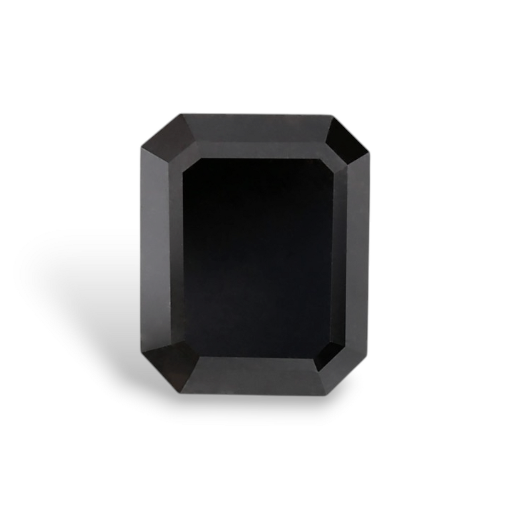 1.26 Carat Natural Black Emerald Diamond GIA