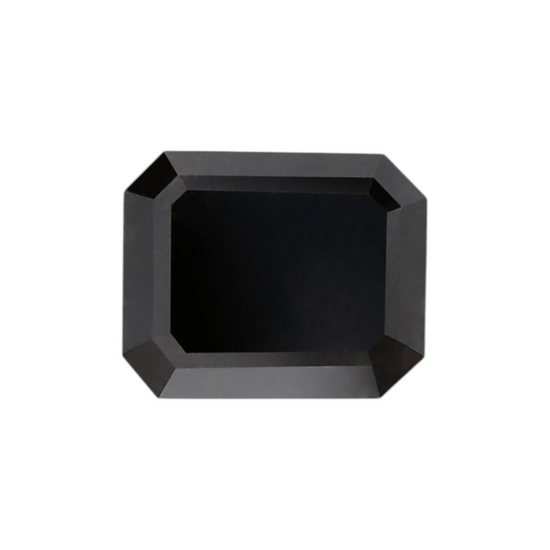 1.26 Carat Natural Black Emerald Diamond GIA