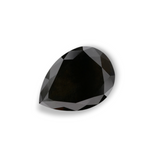 2.88 Carat Natural Black Pear Diamond GIA