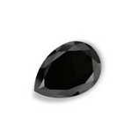 1.69 Carat Natural Black Pear Diamond GIA