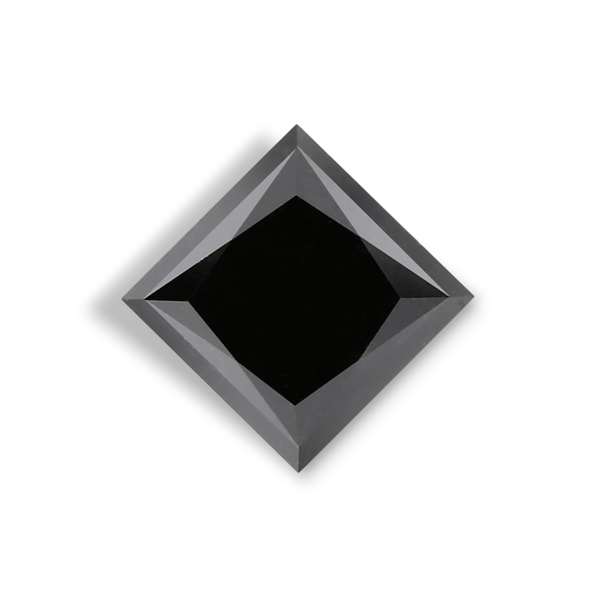 1.09 Carat Natural Black Princess Diamond GIA