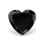 2.52 Carat Natural Black Heart Diamond GIA
