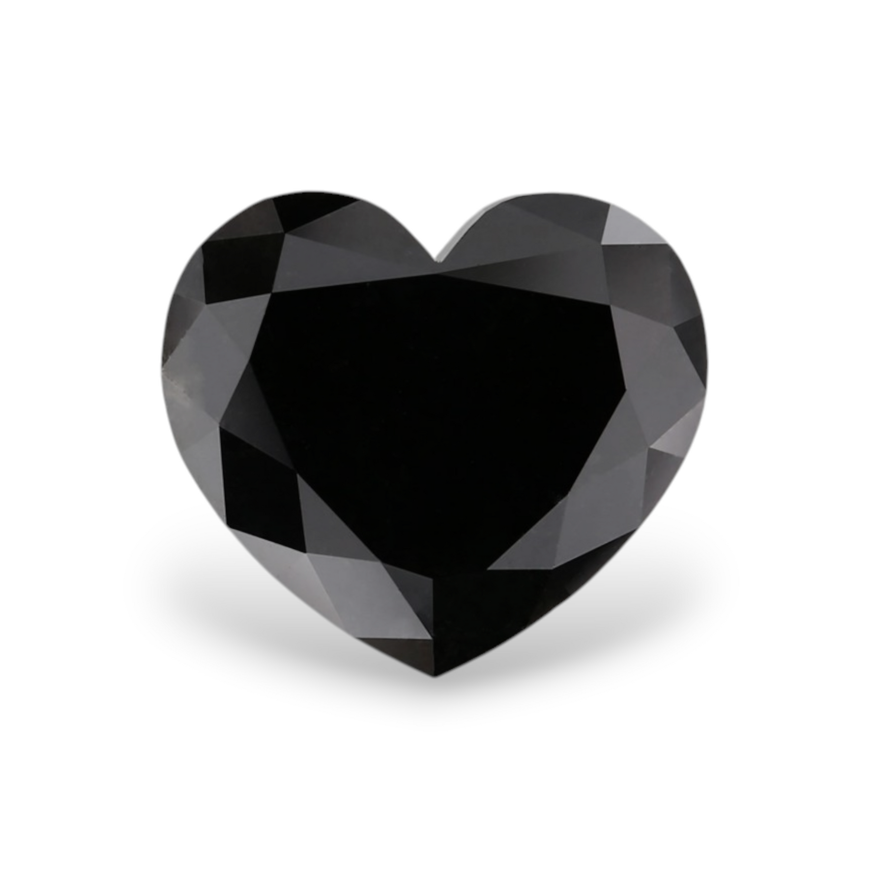 2.85 Carat Natural Black Heart Diamond GIA