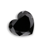2.85 Carat Natural Black Heart Diamond GIA