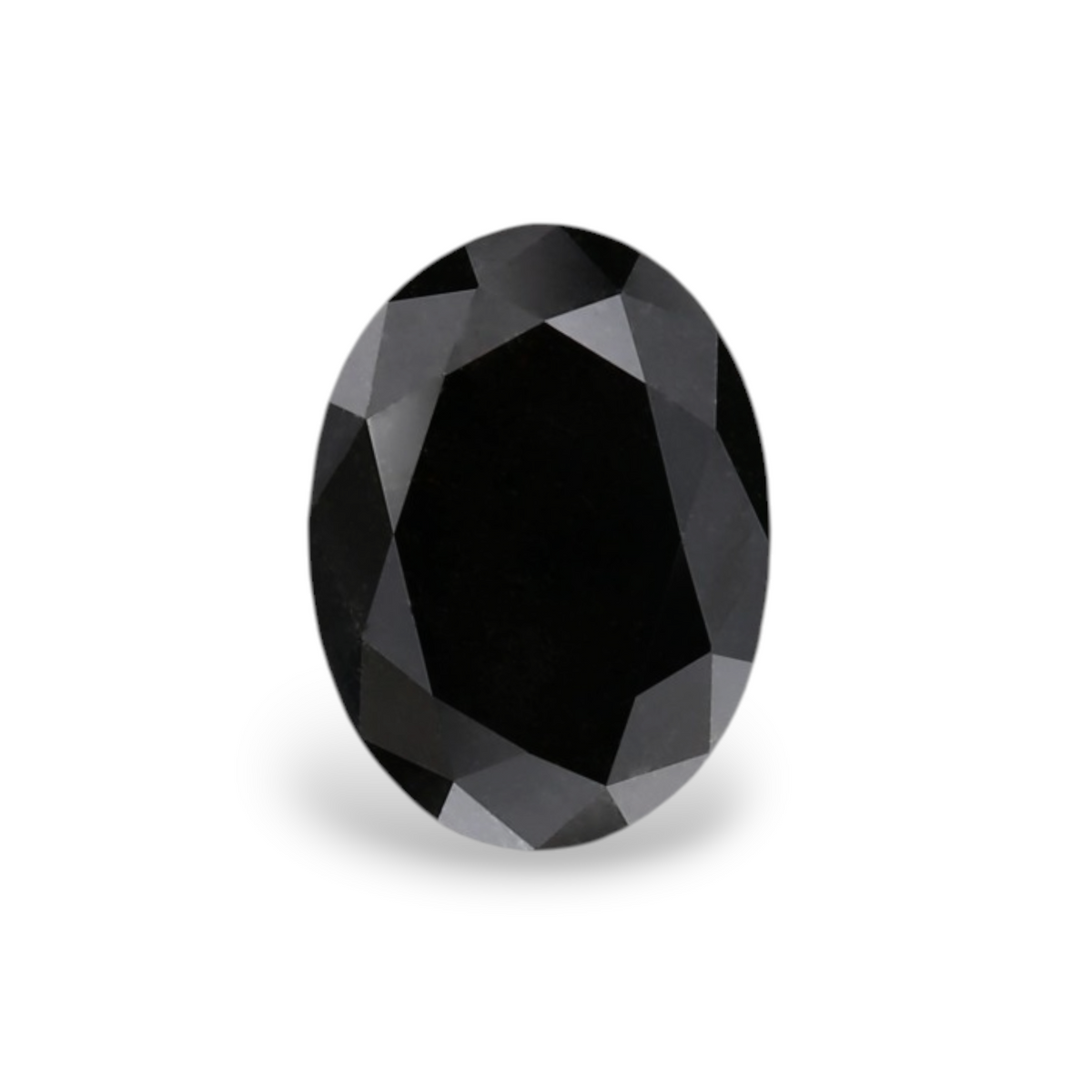 1.4 Carat Natural Black Oval Diamond GIA
