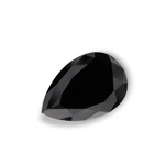 1.62 Carat Natural Black Pear Diamond GIA