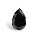 1.79 Carat Natural Black Pear Diamond GIA