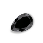 1.95 Carat Natural Black Pear Diamond GIA