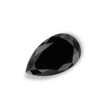 1.21 Carat Natural Black Pear Diamond GIA