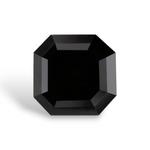 1.76 Carat Natural Black Sq emerald Diamond GIA