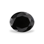 3.1 Carat Natural Black Oval Diamond GIA