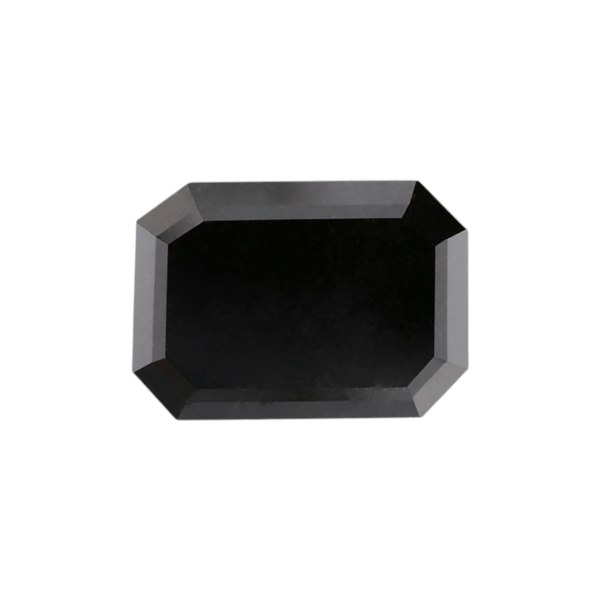 1.25 Carat Natural Black Emerald Diamond GIA