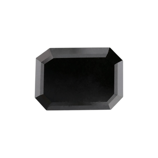 1.25 Carat Natural Black Emerald Diamond GIA