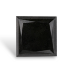 1.26 Carat Natural Black Princess Diamond GIA