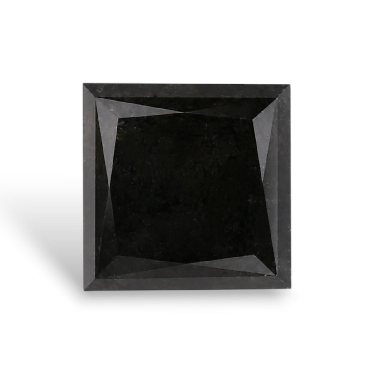 1.26 Carat Natural Black Princess Diamond GIA