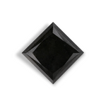 1.26 Carat Natural Black Princess Diamond GIA