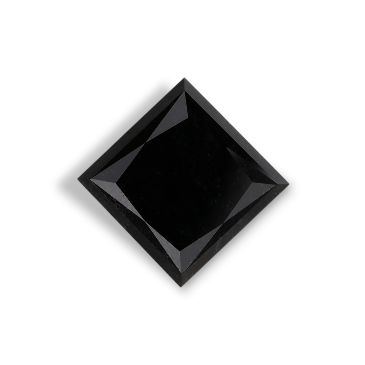 1.94 Carat Natural Black Princess Diamond GIA