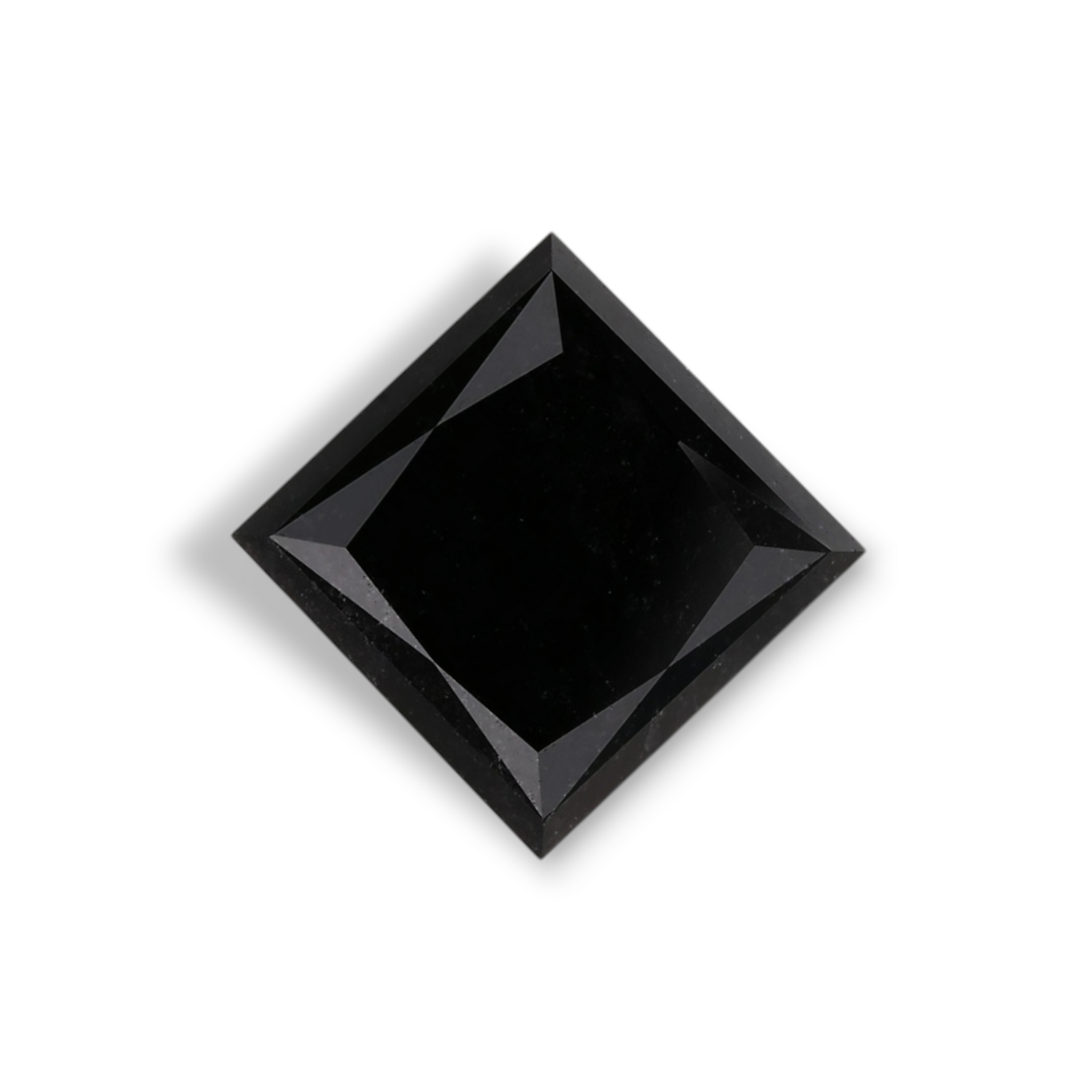 1.94 Carat Natural Black Princess Diamond GIA
