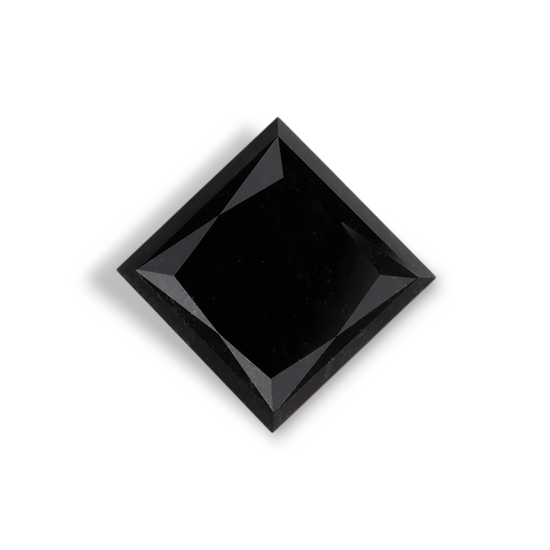 1.94 Carat Natural Black Princess Diamond GIA