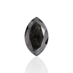 10.92 Carat Black Marquise Diamond