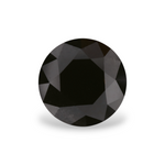 1.9 Carat Natural Black Round Diamond GIA