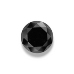 4.08 Carat Black Round Diamond