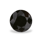 1.69 Carat Natural Black Round Diamond GIA