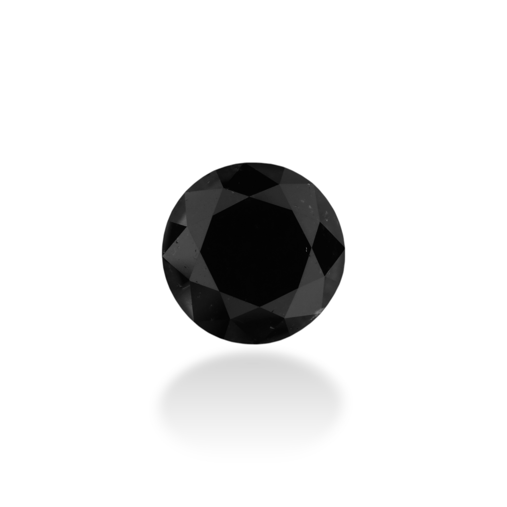 3.22 Carat Black Round Diamond