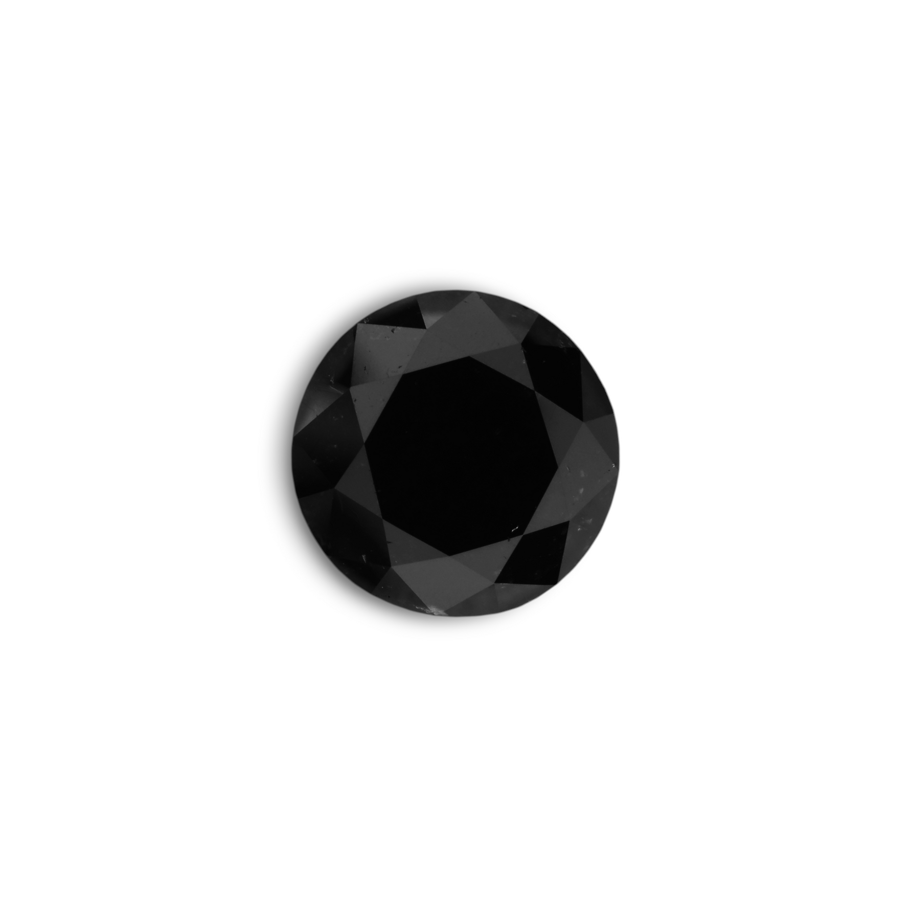 3.22 Carat Black Round Diamond